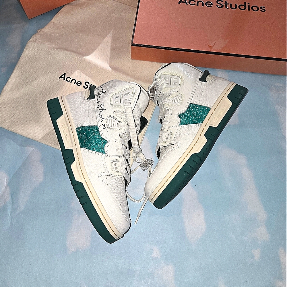ACNE STUDIOS PERFORATED SNEAKERS - Picture 2 of 5